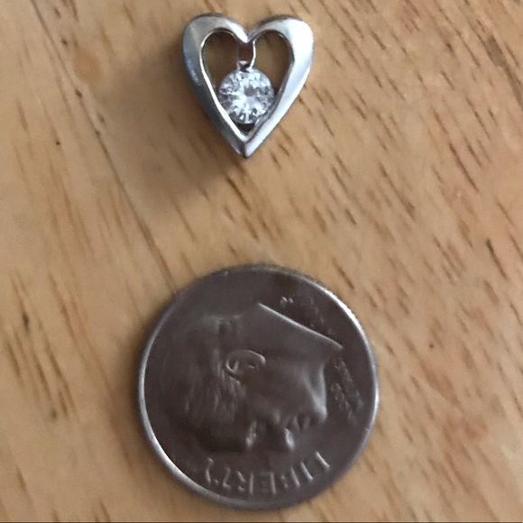 White gold and diamond pendant - Picture 2 of 4